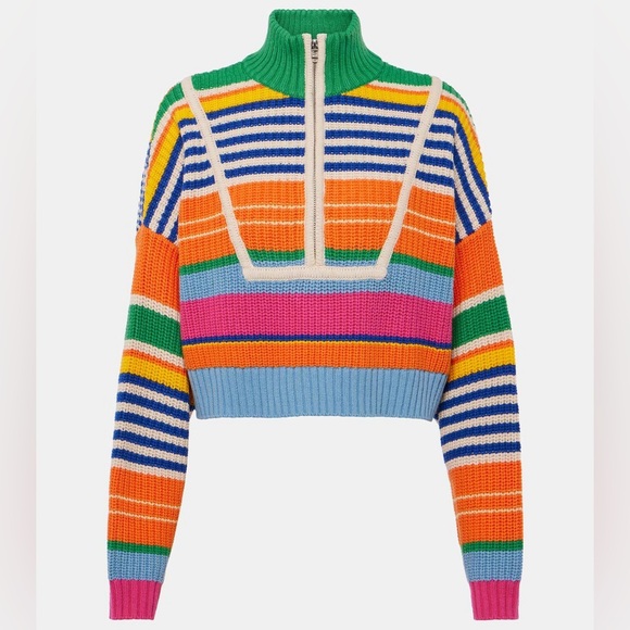 STAUD Multicolor Striped Sweater - Picture 1 of 3